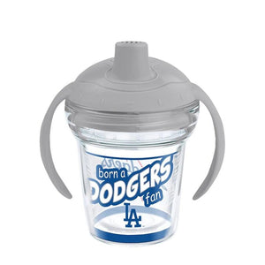 Los Angeles Dodgers Born a Fan Tervis Wrap With Sippy Cup Lid 6 oz My First Tervis Sippy Cup, Clear - MamySports