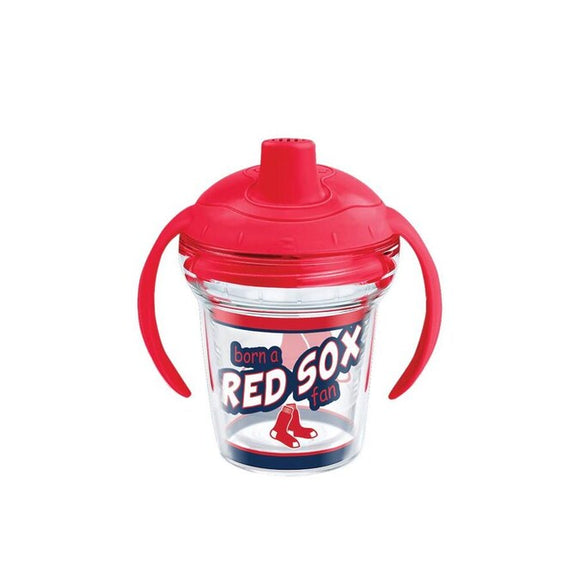 MLB® Boston Red Sox Born a Fan Tervis Wrap With Sippy Cup Lid 6 oz My First Tervis™ Sippy Cup, Clear - MamySports