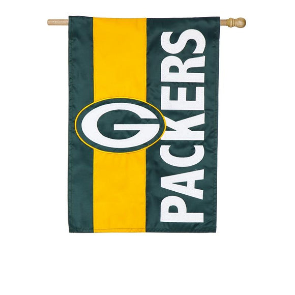 Green Bay Packers, Embellish Reg Flag - MamySports