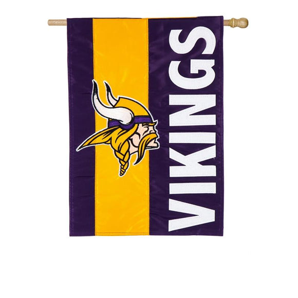 Minnesota Vikings, Embellish Reg Flag - MamySports