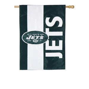New York Jets, Embellish Reg Flag - MamySports
