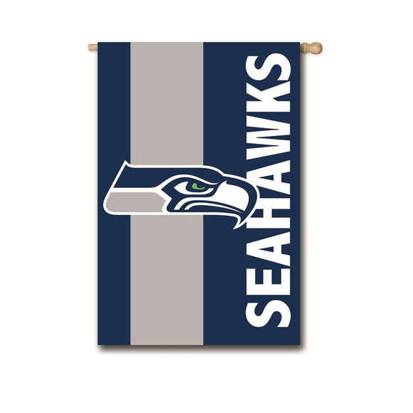 Seattle Seahawks, Embellish Reg Flag - MamySports