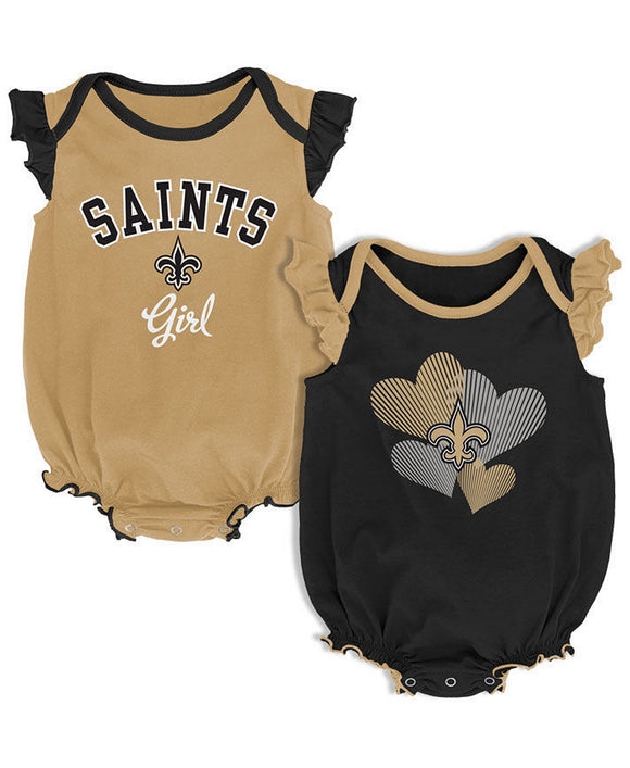 New Orleans Saints Infant Celebration 2 Piece Creeper Set - MamySports
