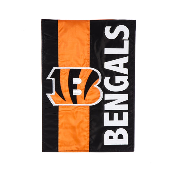 Cincinnati Bengals, Embellish Garden Flag - MamySports