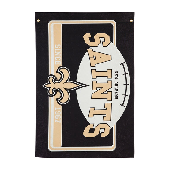 New Orleans Saints, Linen Estate Flag - MamySports
