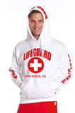 Lifeguard Iconic Hoodie (San Diego, CA) Red / White - MamySports