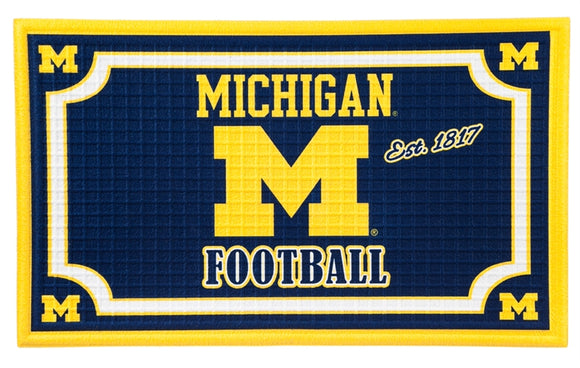 Embossed Door Mat-Michigan University - MamySports