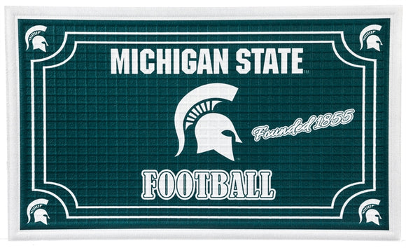 Embossed Door Mat-Michigan State - MamySports