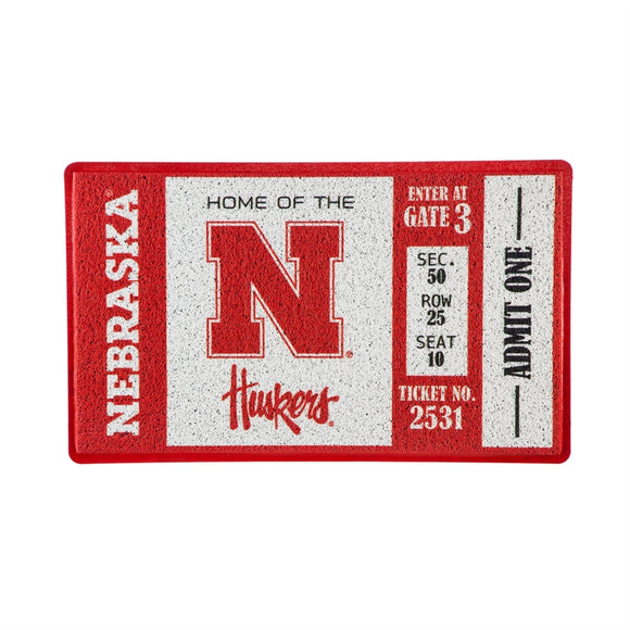 Turf Door Mat-University of Nebraska - MamySports