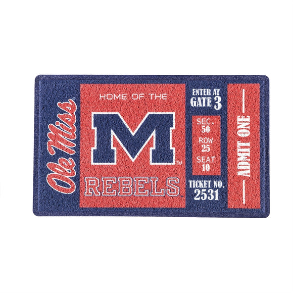Turf Door Mat-University of Mississippi - MamySports