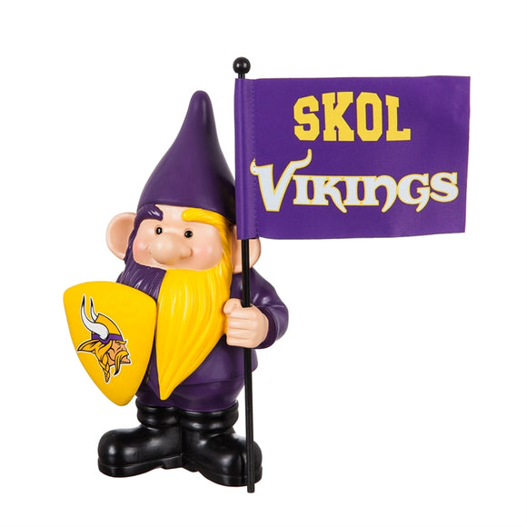 Minnesota Vikings, Flag Holder Gnome - MamySports
