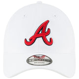 Atlanta Braves MLB New Era Brand 49FORTY Fitted White Hat - MamySports