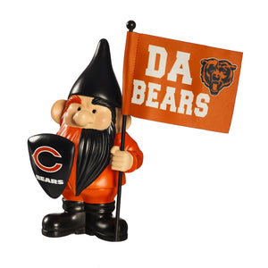 Chicago Bears, Flag Holder Gnome - MamySports