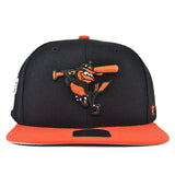 Baltimore Orioles 47 Brand Sure Shot Snapback Oange Black - MamySports