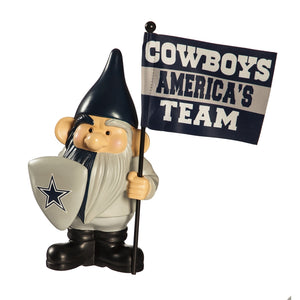 Dallas Cowboys, Flag Holder Gnome - MamySports