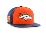 Denver Broncos 47 Brand Super Move 47 Captain Strapback Orange Navy - MamySports