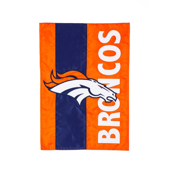 Denver Broncos, Embellish Garden Flag - MamySports