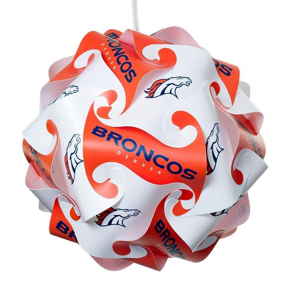 Denver Broncos Fan Lampz Original Self-Assembly Lighting System - MamySports