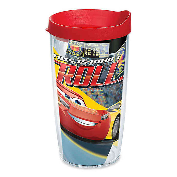 Disney® - Pixar Cars 3 Lightning McQueen How I Roll Tervis Clear Tumbler - MamySports