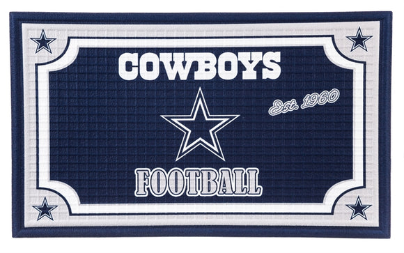Embossed Door Mat-Dallas Cowboys - MamySports
