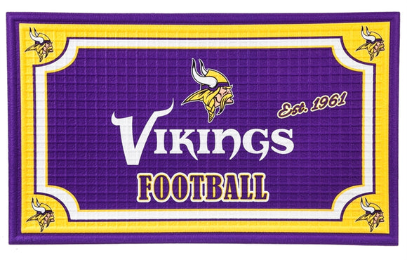 Embossed Door Mat-Minnesota Vikings - MamySports