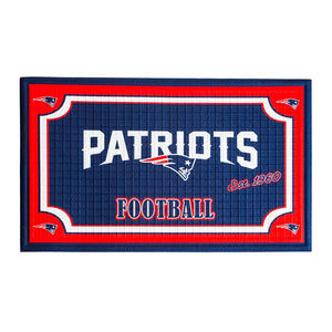 Embossed Door Mat-New England Patriots - MamySports