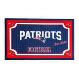 Embossed Door Mat-New England Patriots - MamySports