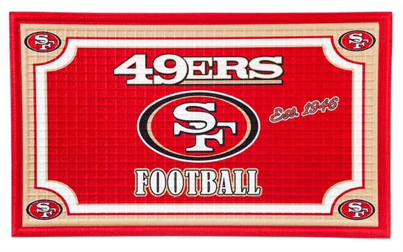 Embossed Door Mat-San Francisco 49ers - MamySports
