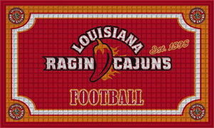 Embossed Door Mat, Louisiana Lafayette - MamySports