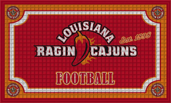 Embossed Door Mat, Louisiana Lafayette - MamySports