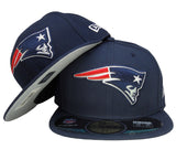 England Patriots New Era 59Fifty Onfield Fitted Hat - Navy Blue, Red, White - MamySports