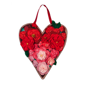 Floral Ombre Heart Door Decor - MamySports