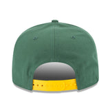 Green Bay Packers New Era Brand Green GB Historic Logo Baycik 9FIFTY Snapback Adjustable Hat Green - MamySports