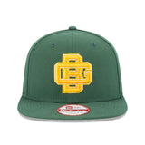 Green Bay Packers New Era Brand Green GB Historic Logo Baycik 9FIFTY Snapback Adjustable Hat Green - MamySports