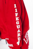 Lifeguard Iconic Hoodie (San Diego, CA) Red / White - MamySports