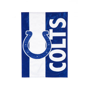 Indianapolis Colts, Embellish Garden Flag - MamySports