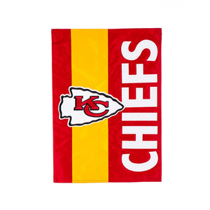 Kansas City Chiefs, Embellish Garden Flag - MamySports