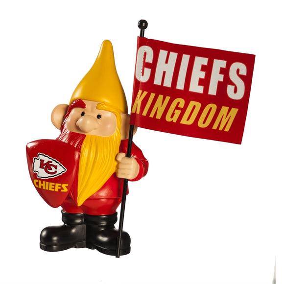 Kansas City Chiefs, Flag Holder Gnome - MamySports