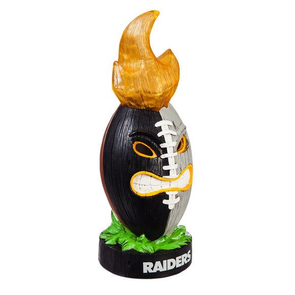 Las Vegas Raiders, Lit Team Ball Statue - MamySports