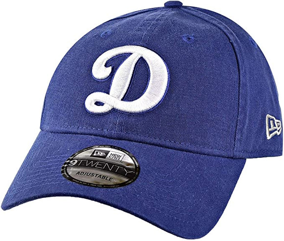 Los Angeles Dodgers MLB New Era Brand Core Classic 9Twenty Adjustable Hat - Royal Blue - MamySports
