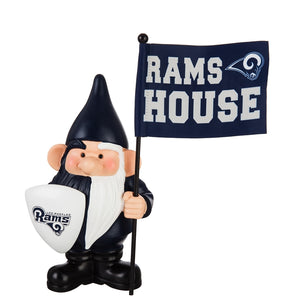 Los Angeles Rams, Flag Holder Gnome - MamySports