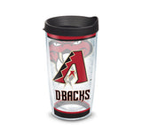 MLB® Arizona Diamondbacks™ Tradition Tervis Clear Tumbler / Water Bottle - MamySports