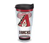 MLB® Arizona Diamondbacks™ Tradition Tervis Clear Tumbler / Water Bottle - MamySports
