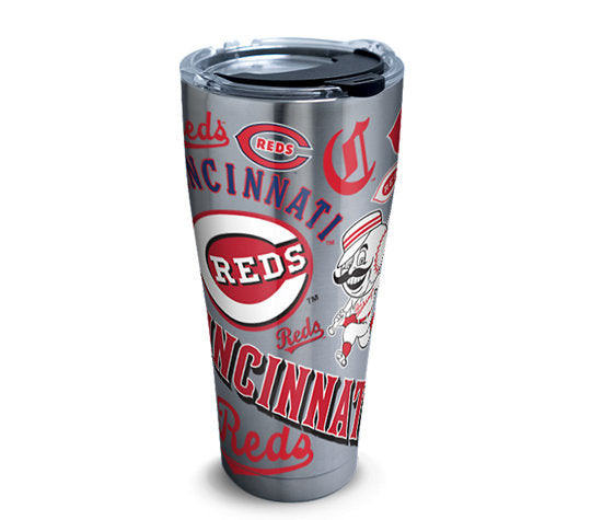 MLB® Cincinnati Reds™ All Over Tervis Stainless Tumbler - MamySports
