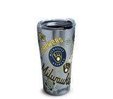 MLB® Milwaukee Brewers™ All Over Tervis Stainless Tumbler - MamySports
