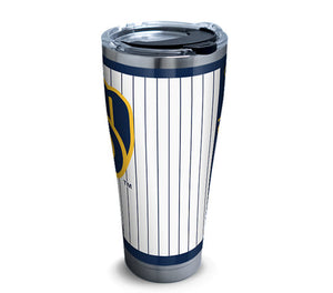 MLB® Milwaukee Brewers™ Pinstripes Tervis Stainless Tumbler / Water Bottle - MamySports