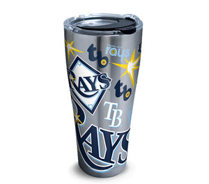 MLB® Tampa Bay Rays™ All Over Tervis Stainless Tumbler - MamySports