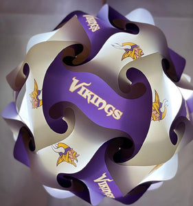Minnesota Vikings Fan Lampz Original Self-Assembly Lighting System - MamySports