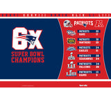 NFL® New England Patriots 6X Super Bowl Champions Tervis Stainless Tumbler - MamySports