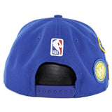 Golden State Warriors New Era Brand NBA 9Fifty Patch Snapback Hat Royal Blue - MamySports
